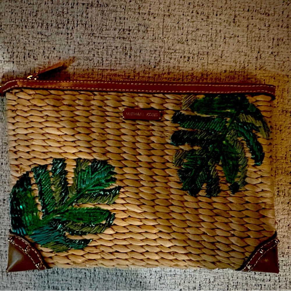 Michael kors woven bag